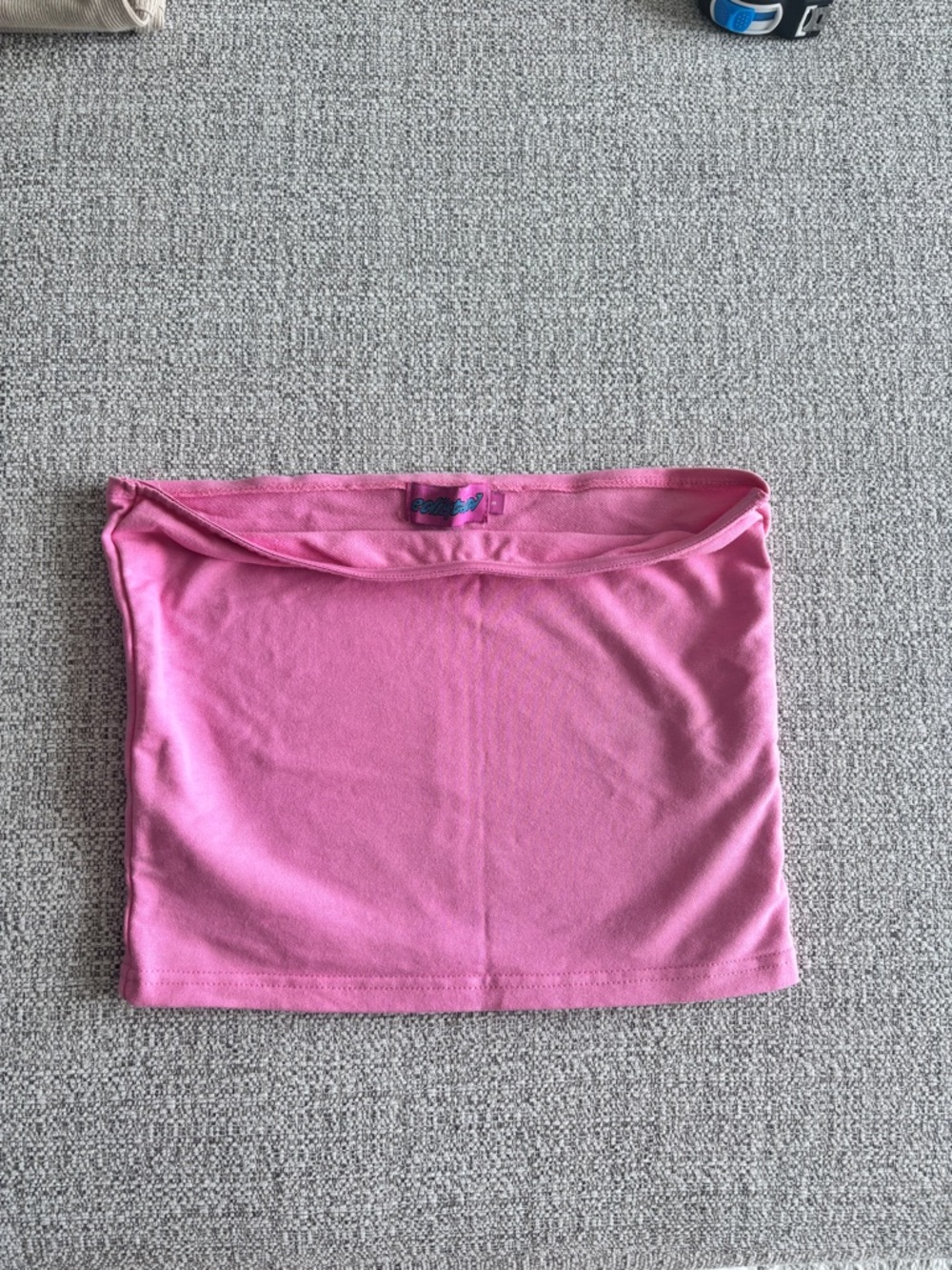 Edikted Pink Bandeau Tube Top